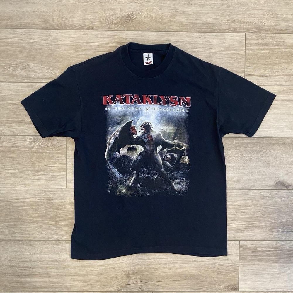 Vintage Y2K Kataklysm Band T-Shirt Adult Size Large Grunge Goth Punk 2000s VTG